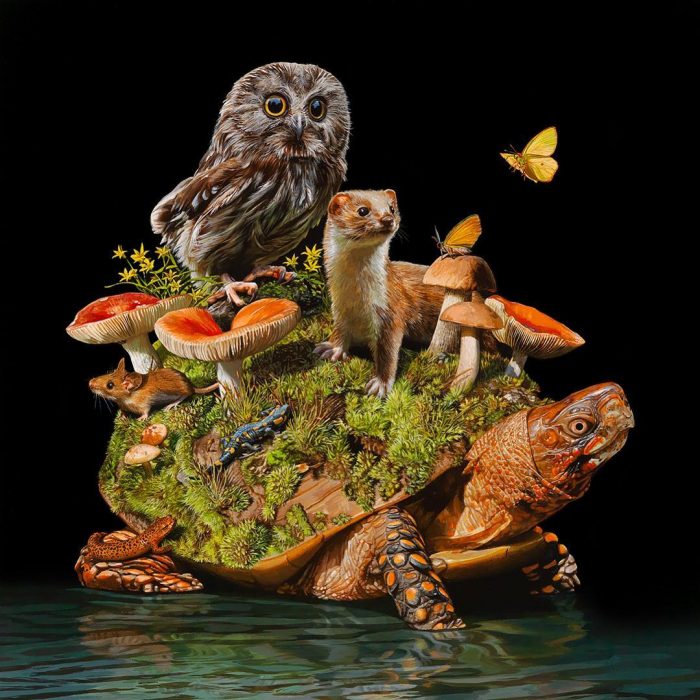 lisa ericson hyperrealistic paintings after the flood