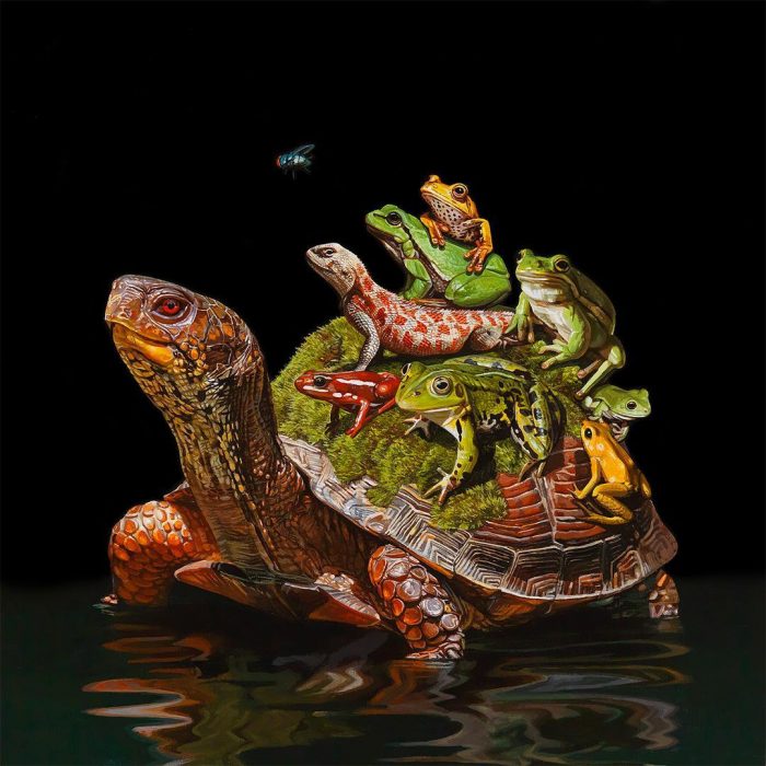 lisa ericson hyperrealistic paintings oasis