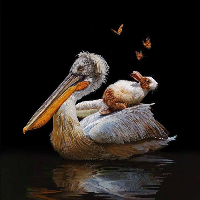 lisa ericson hyperrealistic paintings stowaway