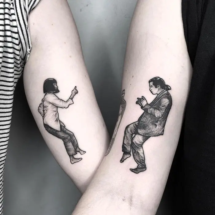 matching tattoos pulp fiction