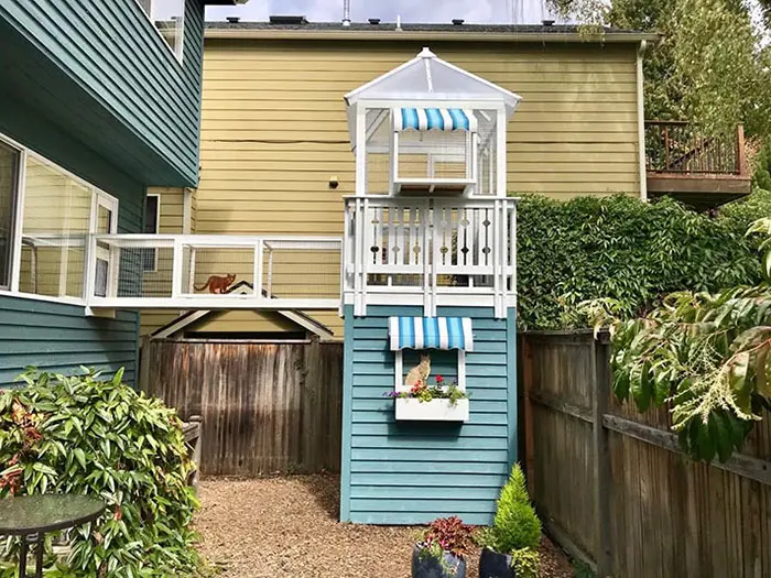 mini house catios cat patios outdoor enclosures