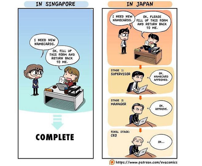 name cards comics japan cultural differences by evacomics