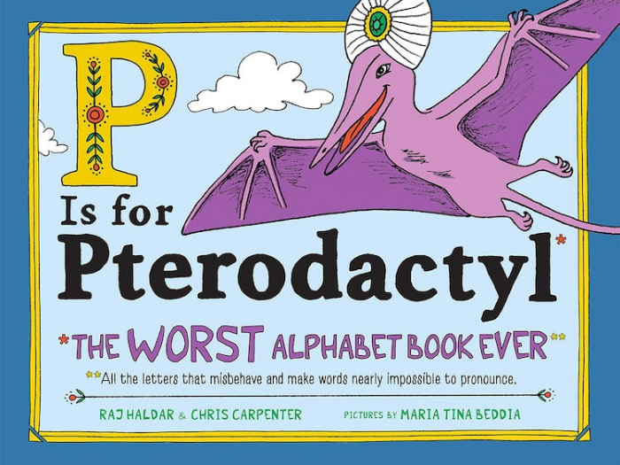 p is for pterodactyl alphabet book