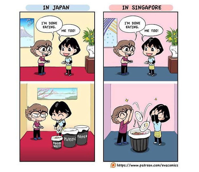 recycling comics japan cultural differences by evacomics