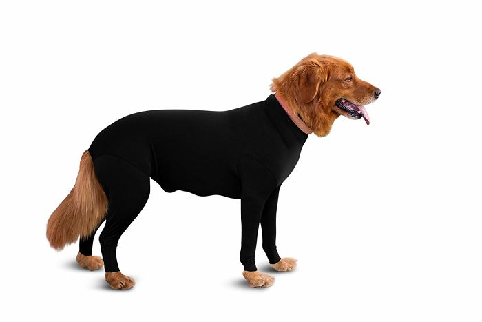 shed defender dog onesie black