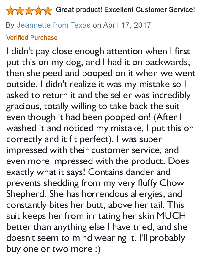 shed defender dog onesie comment jeannette