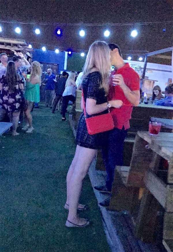 tall people struggles kissing tall girl