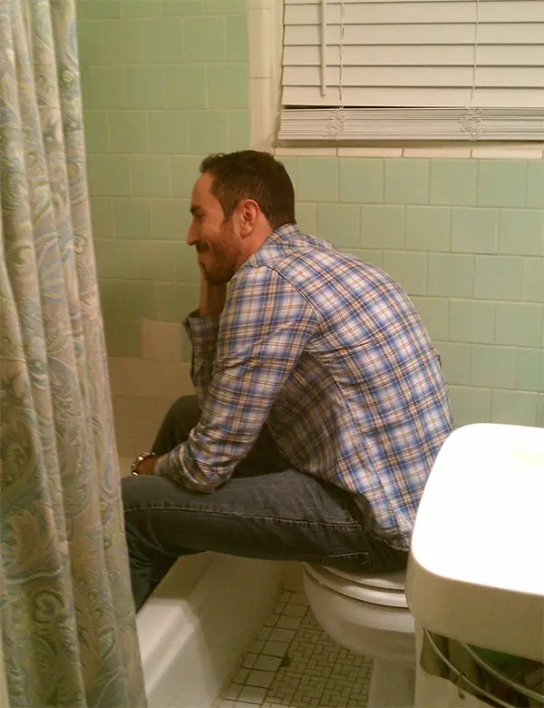tall people struggles toilet bowl