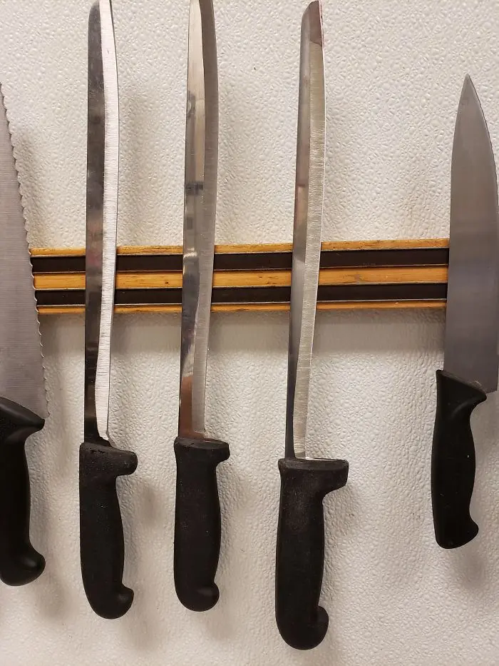 things worn down by time kitchen knives