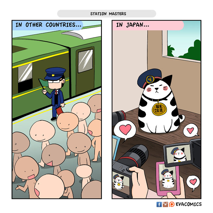 train station masters comics japan cultural differences by evacomics