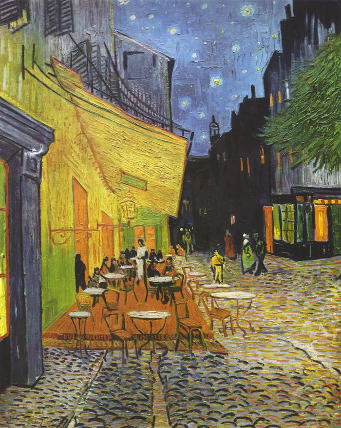 van gogh cafe terrace at night