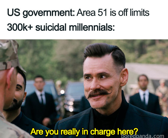 300k suicidal millenials area 51 memes