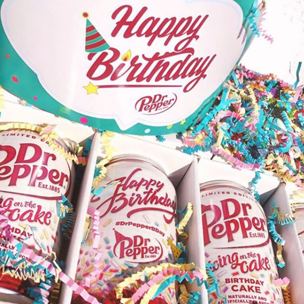 birthday cake flavor dr pepper