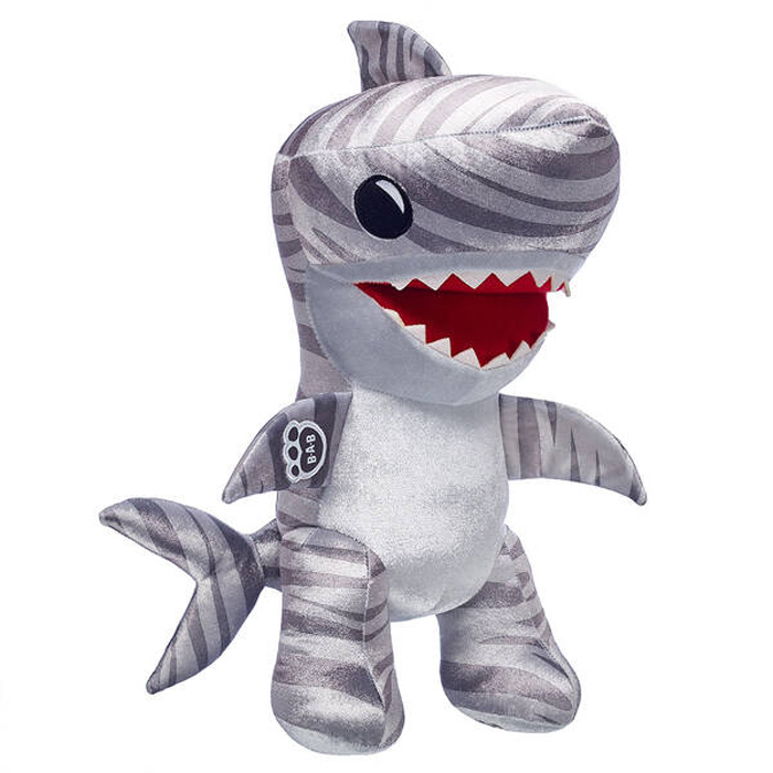 build-a-bear shark week collection plush tiger shark