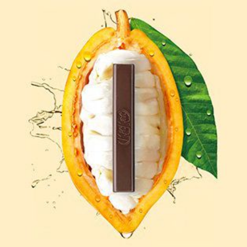 cacao nestle no sugar added kitkat chocolate bar