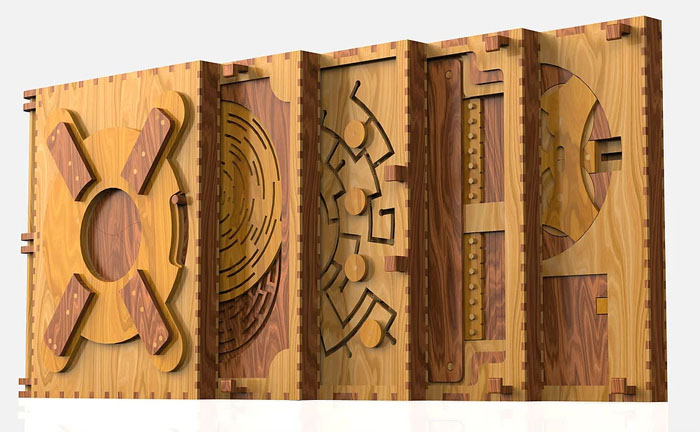 codex silenda five puzzle pieces