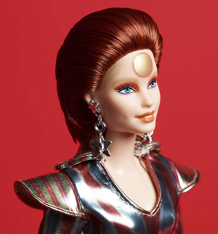 david bowie barbie doll ziggy stardust red hair