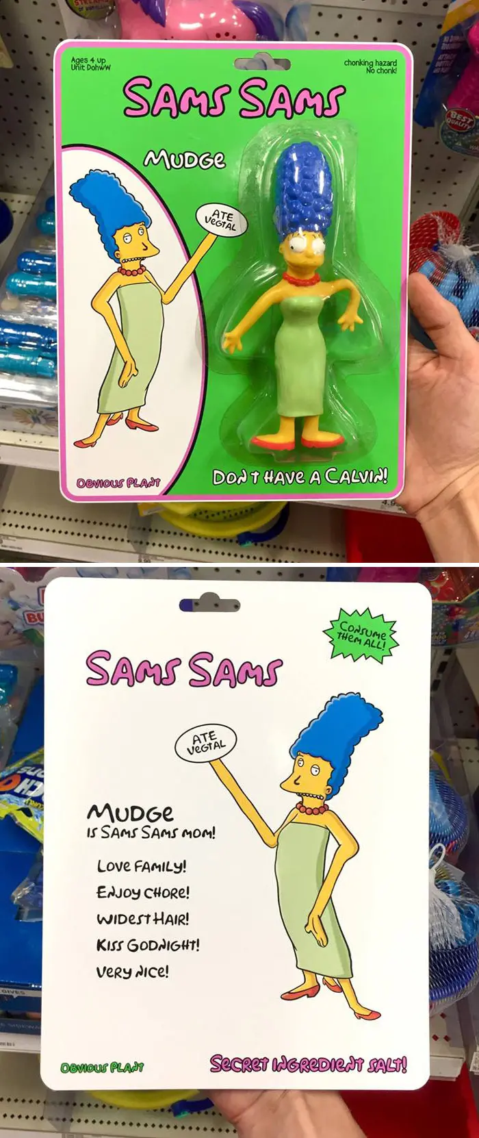 funny fake products obvious plant mudge samssams