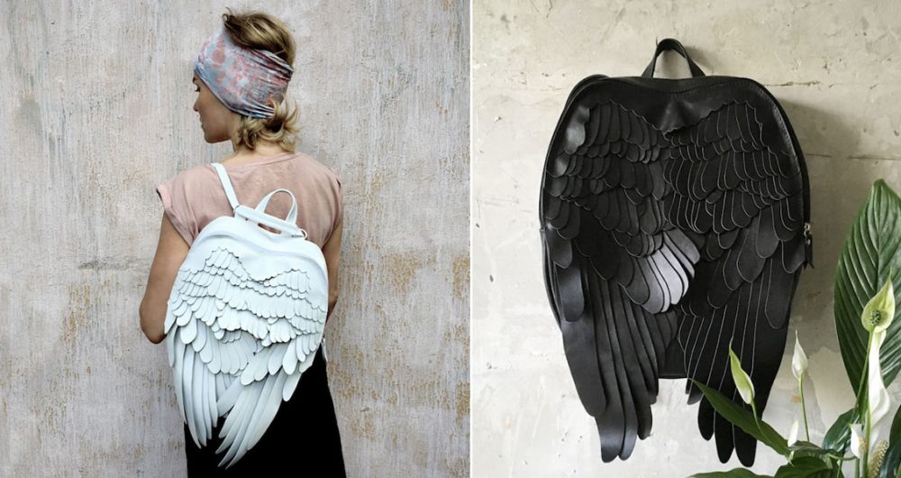 leather wings backpacks