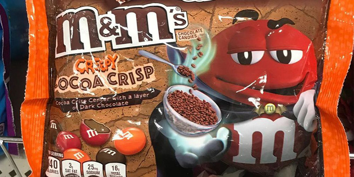 mms creepy cocoa crisp flavor