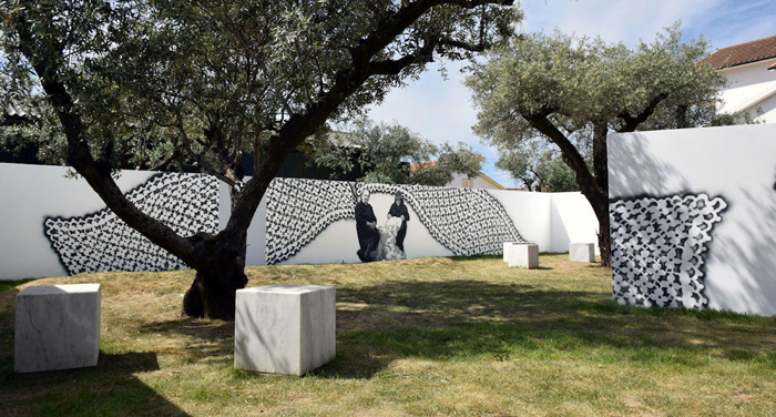 nespoon lacework murals povoa da atalaia portugal