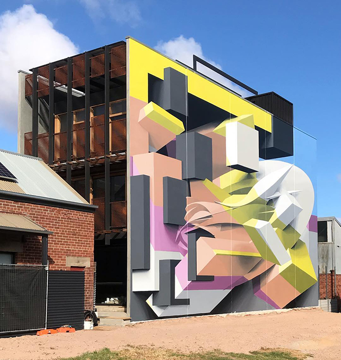 peeta port adelaide south australia building graffiti