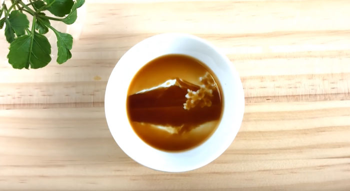 redestu soy sauce dish hidden painting