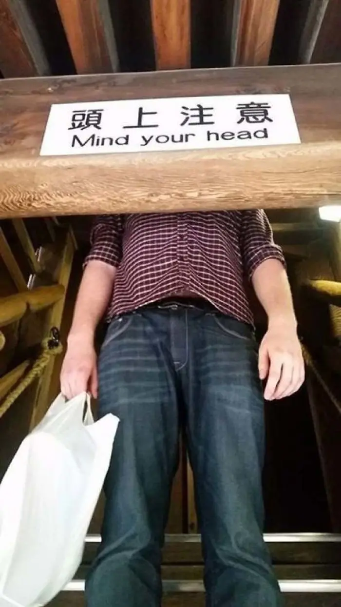 tall people problems japan mind your head