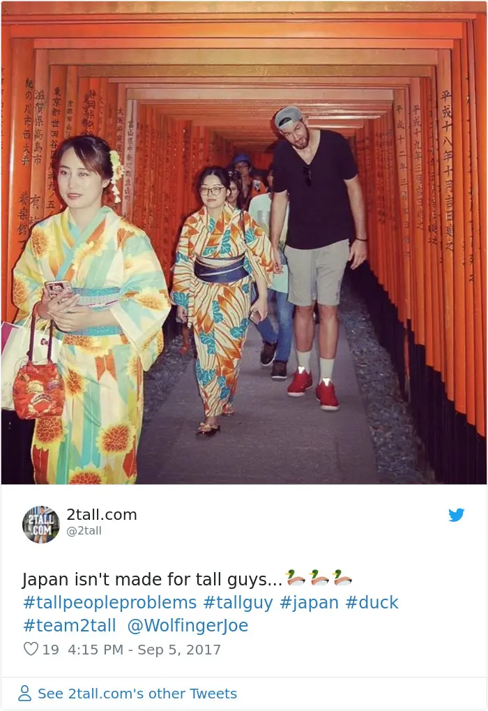 tall people problems japan