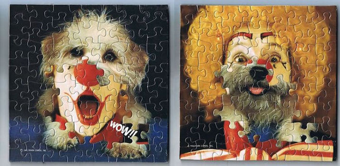 tim klein montage puzzle art bow wow