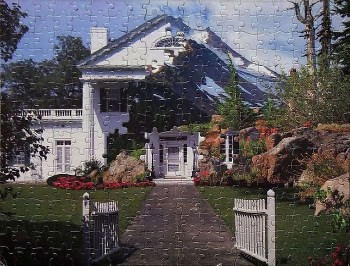 tim klein montage puzzle art mountain plantation