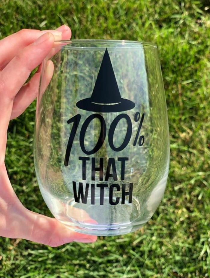 100% that witch wine glass halloween party decoration ideas