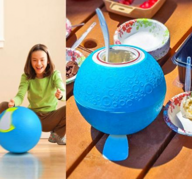 Burn Calories While Making Your Favorite Ice Cream With This Ball