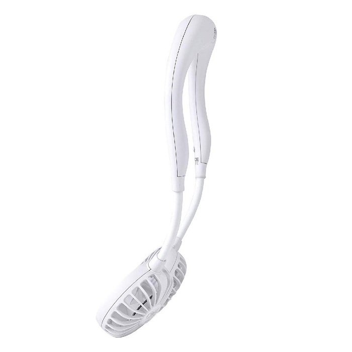 amazon portable neckband fan white