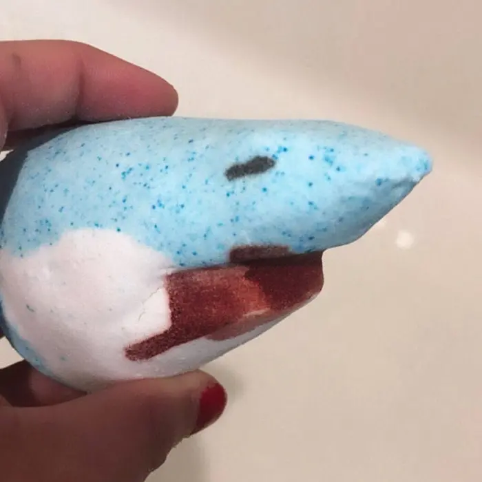 blue shark bath bomb customer review