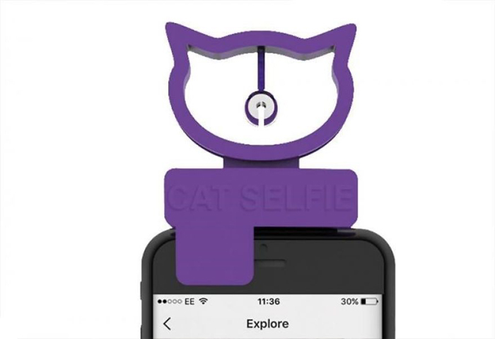 bubblegum stuff cat selfie device phone accessory