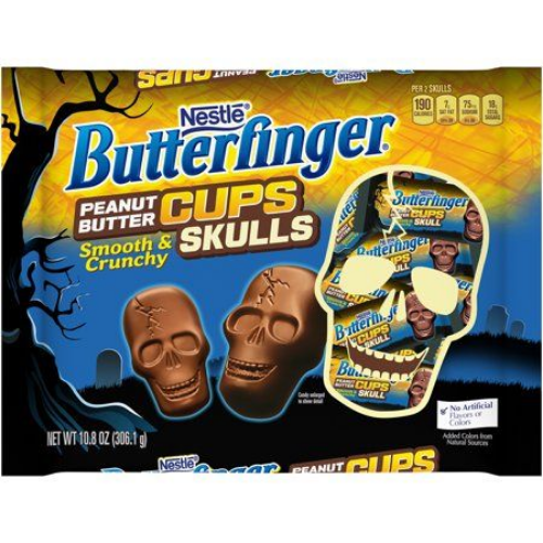 butterfinger peanut butter cups skulls best new halloween candy