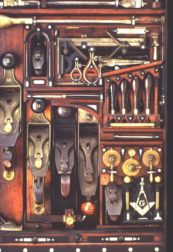 close up contents Studley Tool Chest