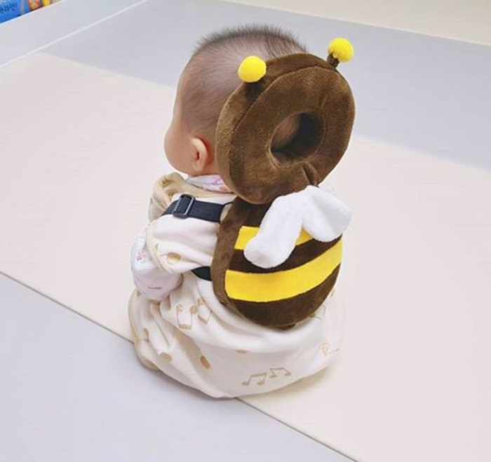 cute bee-shaped baby head protector