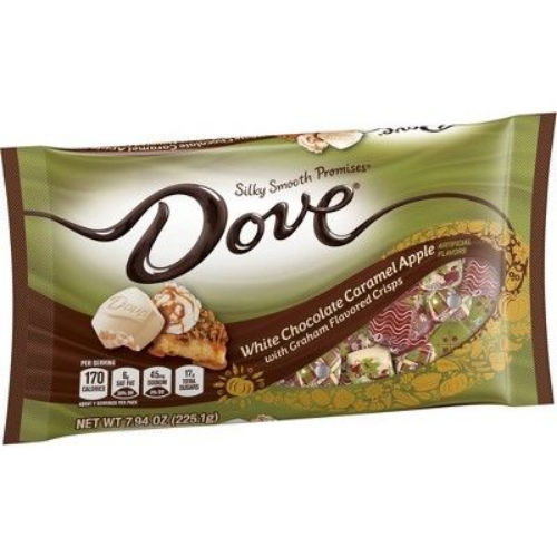 dove white chocolate caramel apple best new halloween candy