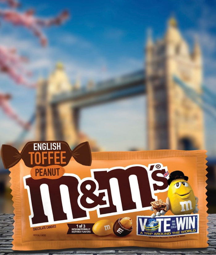 english toffee m&m's