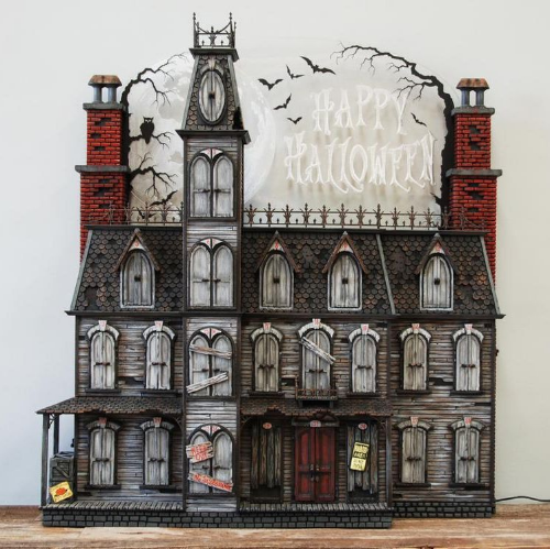 haunted house Halloween Advent calendars