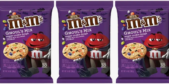 m&m's ghoul's mix sugar cookie dough