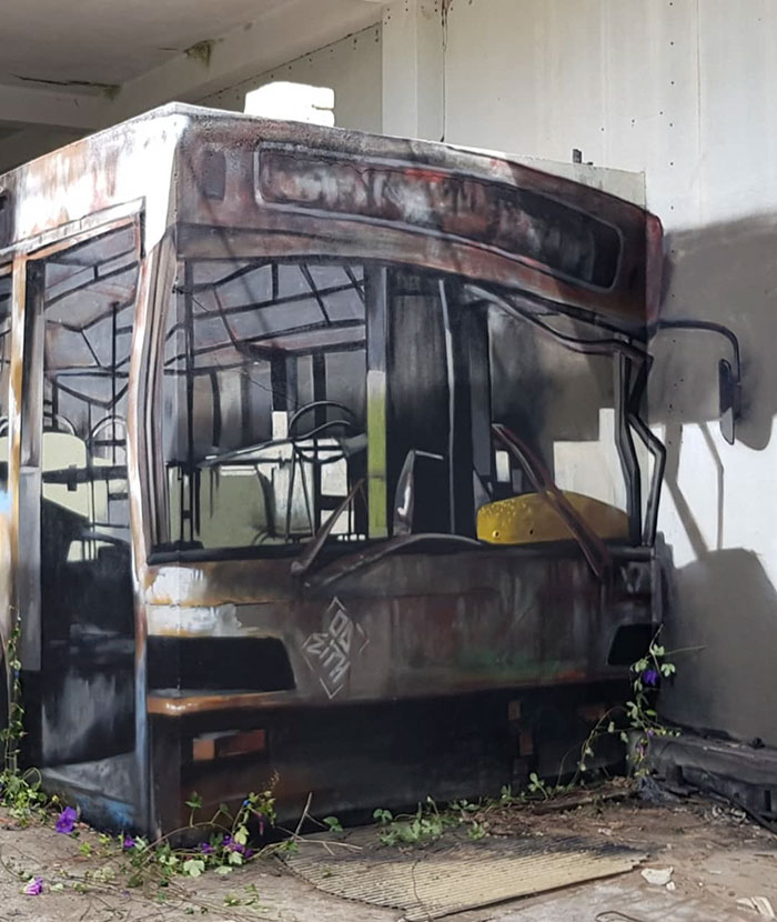 odeith wrecked bus detail