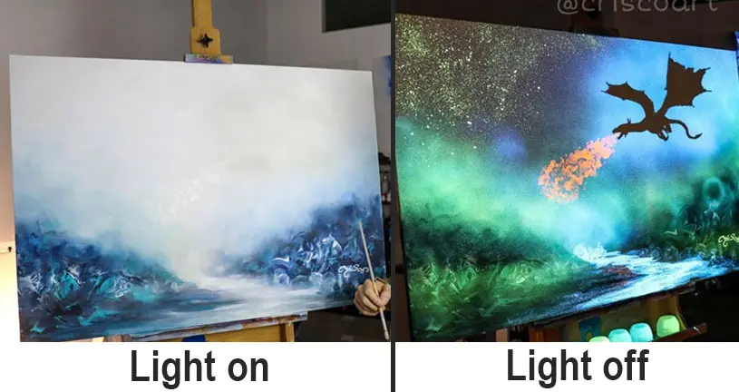 phosphorescent paintings