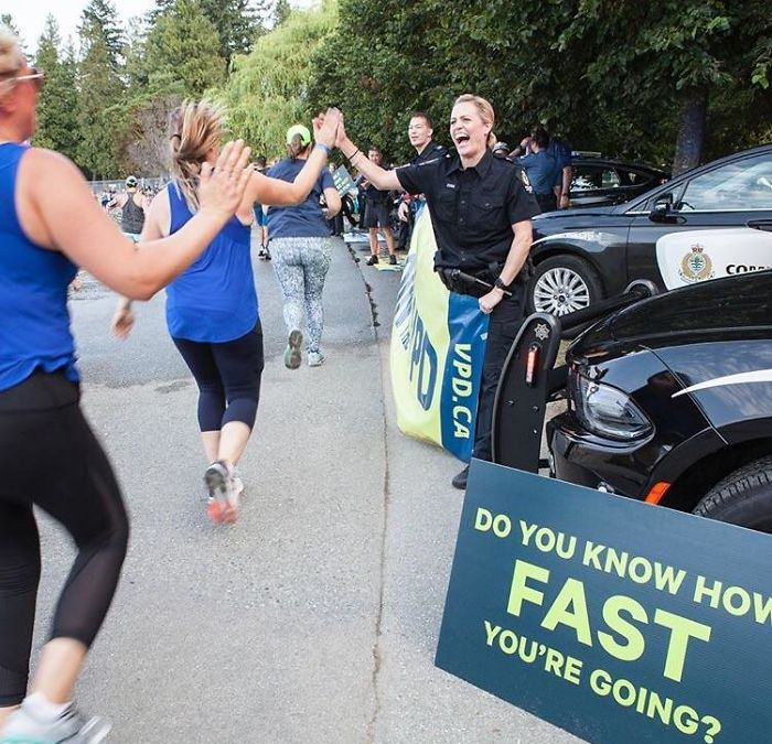 police stop in a marathon funny meanwhile in canada pictures