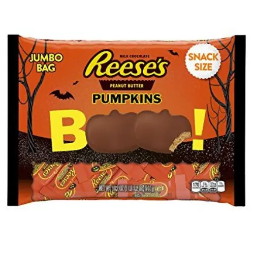 reese's peanut butter pumpkins best new halloween candy