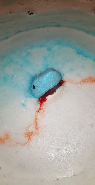This Shark Attack Bath Bomb Turns Your Tub Into A Blood Bath