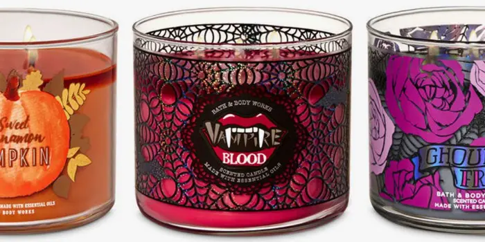 vampire blood samples bath and body works halloween candles and candle holders