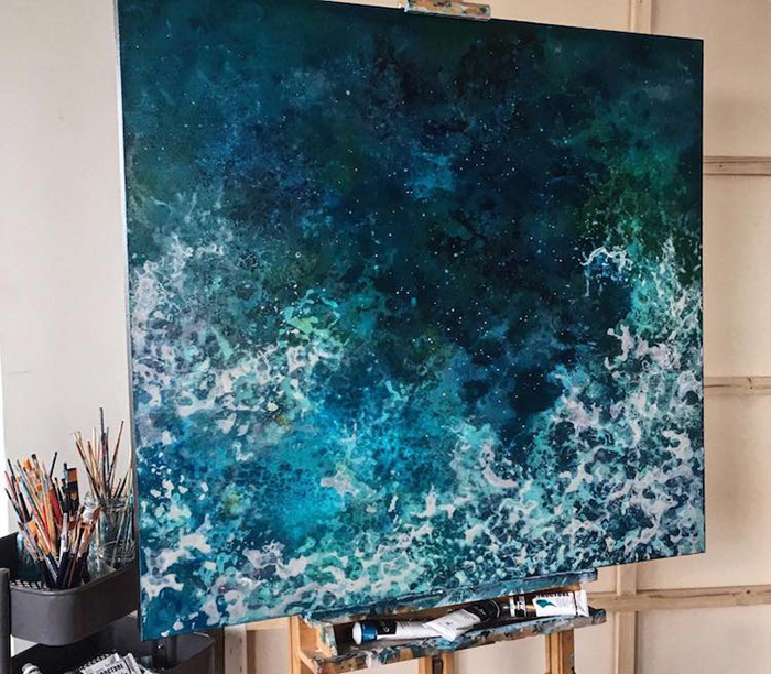 vanessa mae ocean waves paintings calming effect
